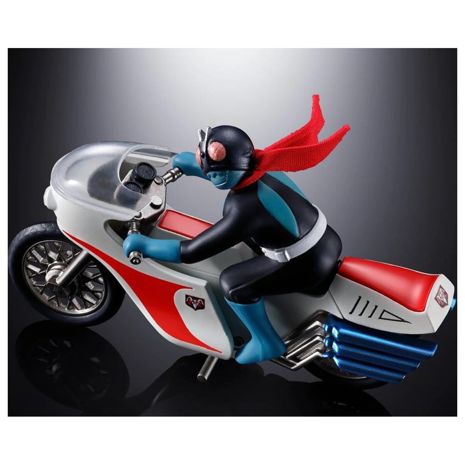 Kamen Rider Chogokin Diecast akciófigura Cyclone (Masked Rider 1) 9 cm termékfotó