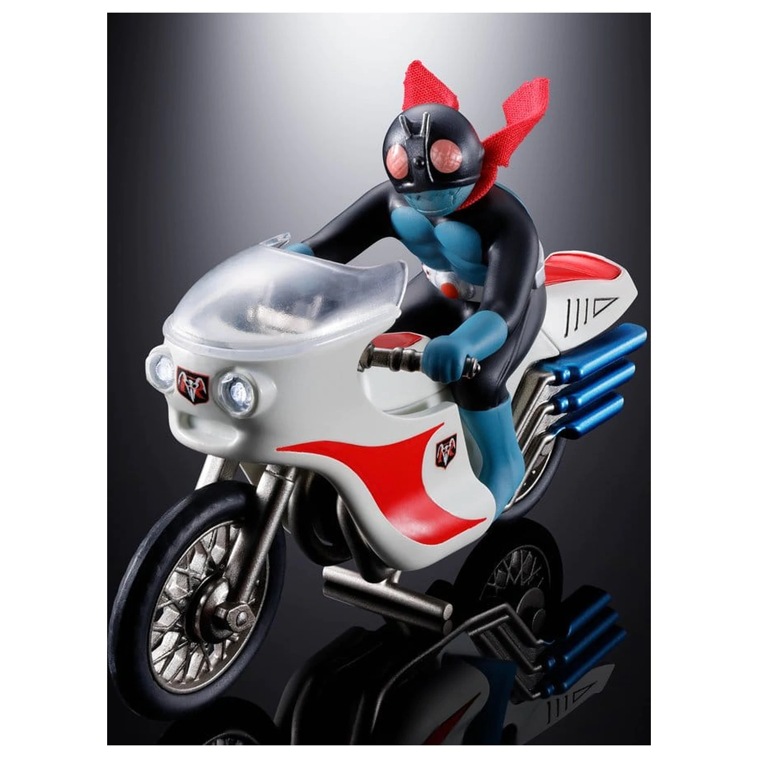 Kamen Rider Chogokin Diecast akciófigura Cyclone (Masked Rider 1) 9 cm termékfotó