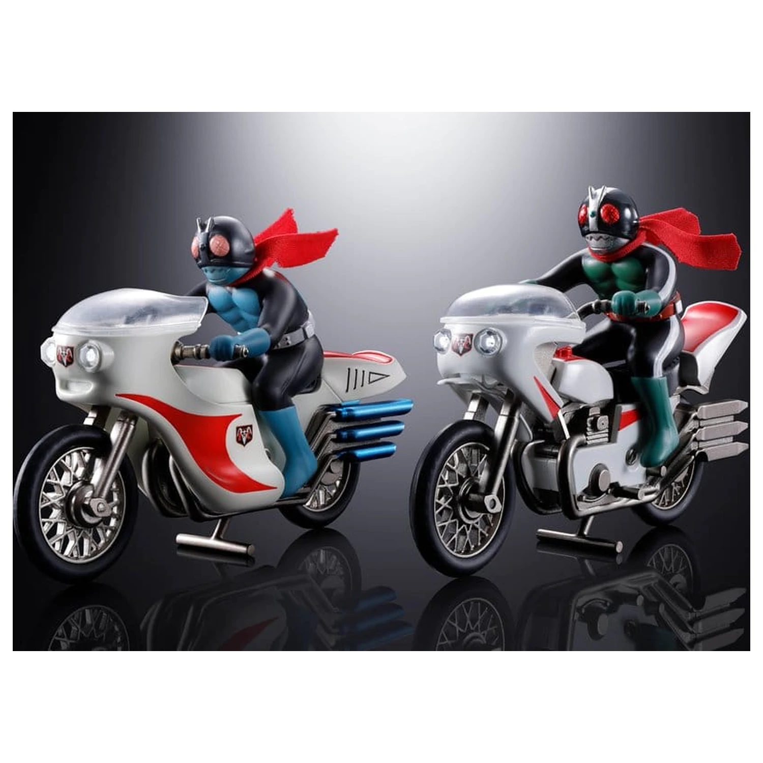 Kamen Rider Chogokin Diecast akciófigura Cyclone (Masked Rider 1) 9 cm termékfotó