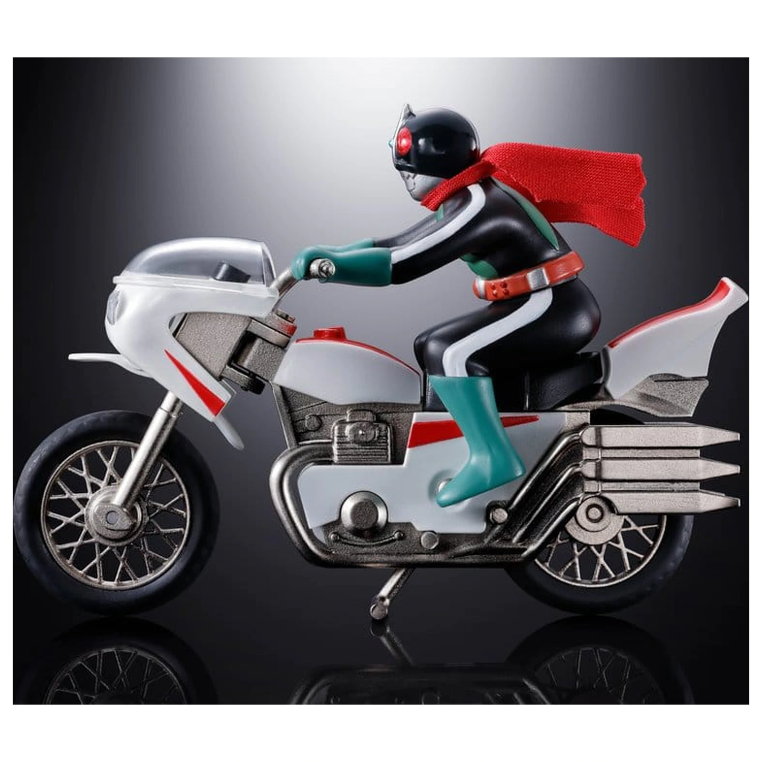 Kamen Rider Chogokin Diecast akciófigura Cyclone (Masked Rider 2) 9 cm termékfotó