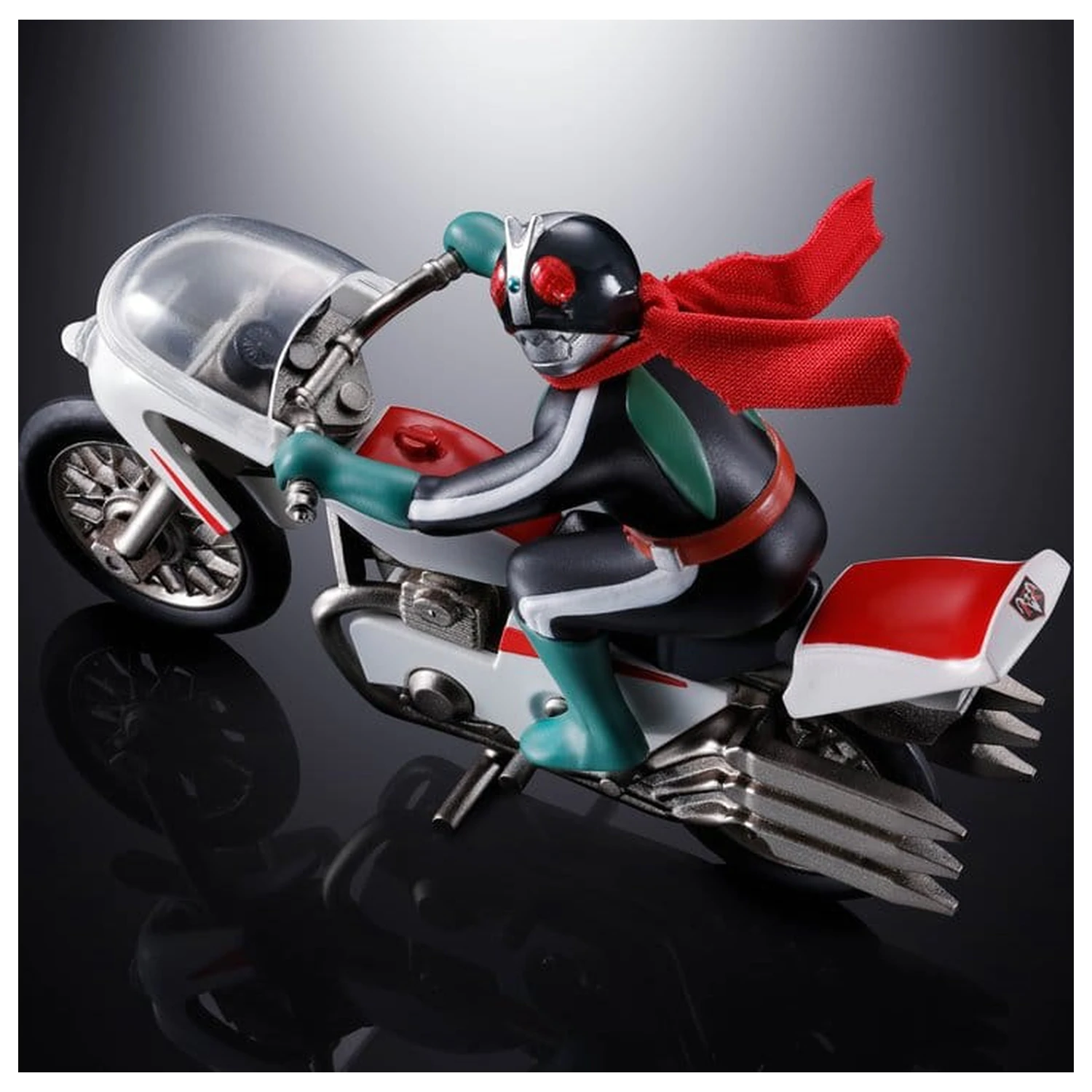 Kamen Rider Chogokin Diecast akciófigura Cyclone (Masked Rider 2) 9 cm termékfotó