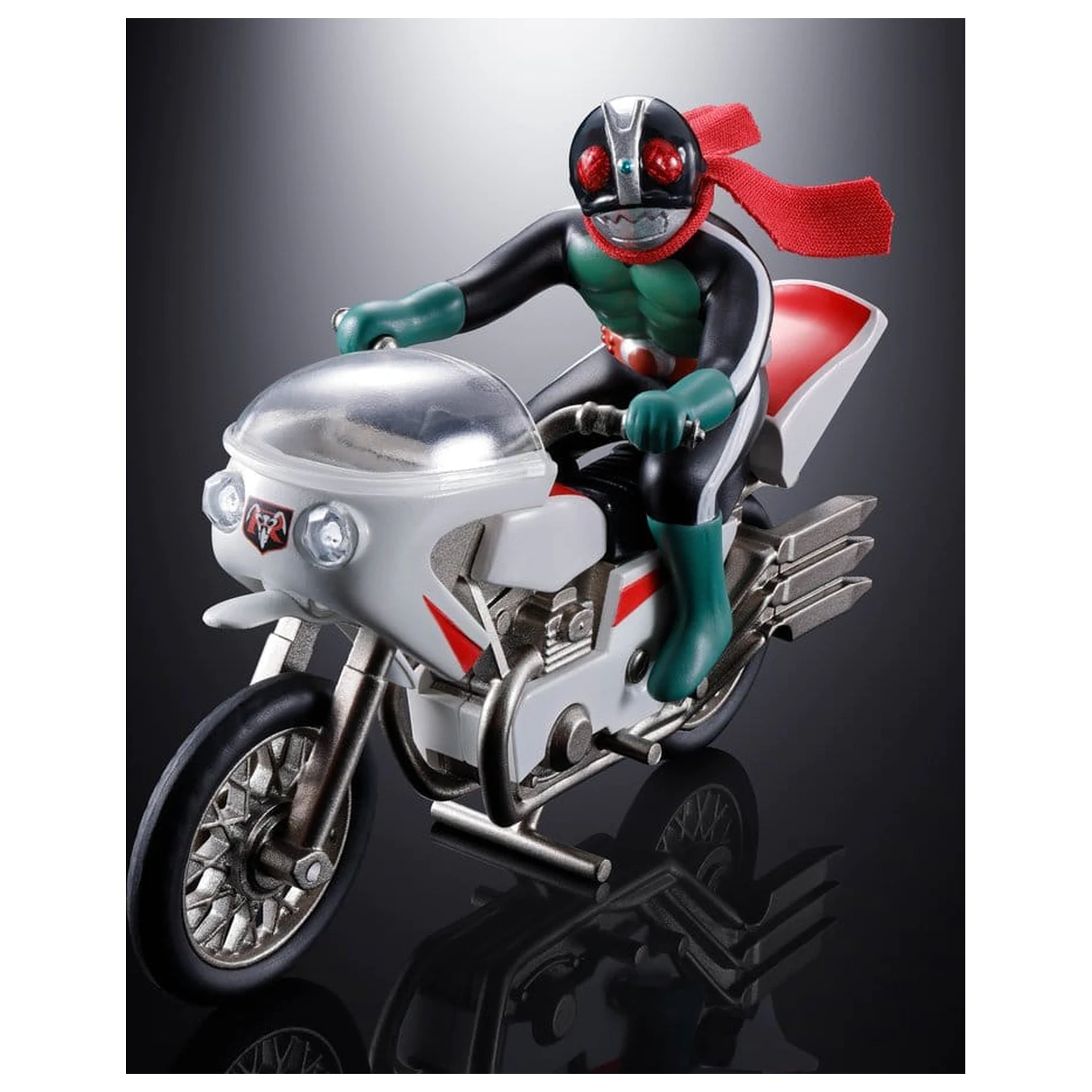 Kamen Rider Chogokin Diecast akciófigura Cyclone (Masked Rider 2) 9 cm termékfotó