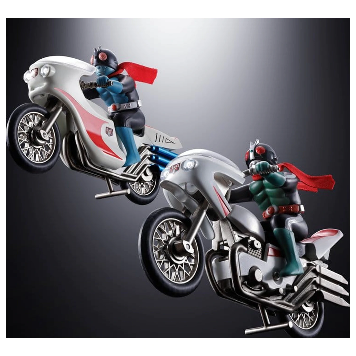 Kamen Rider Chogokin Diecast akciófigura Cyclone (Masked Rider 2) 9 cm termékfotó