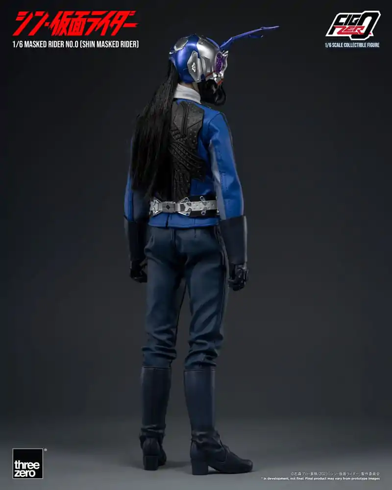 Kamen Rider FigZero 1/6 Masked Rider No.0 (Shin Masked Rider) akciófigura 30 cm termékfotó