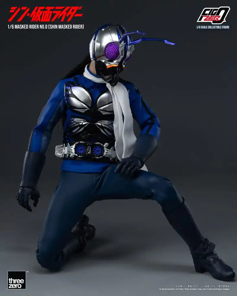 Kamen Rider FigZero 1/6 Masked Rider No.0 (Shin Masked Rider) akciófigura 30 cm termékfotó