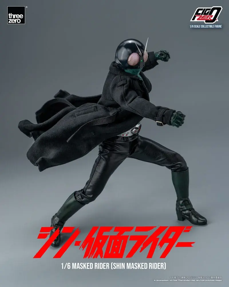 Kamen Rider FigZero 1/6 Shin Masked Rider akciófigura 30 cm termékfotó