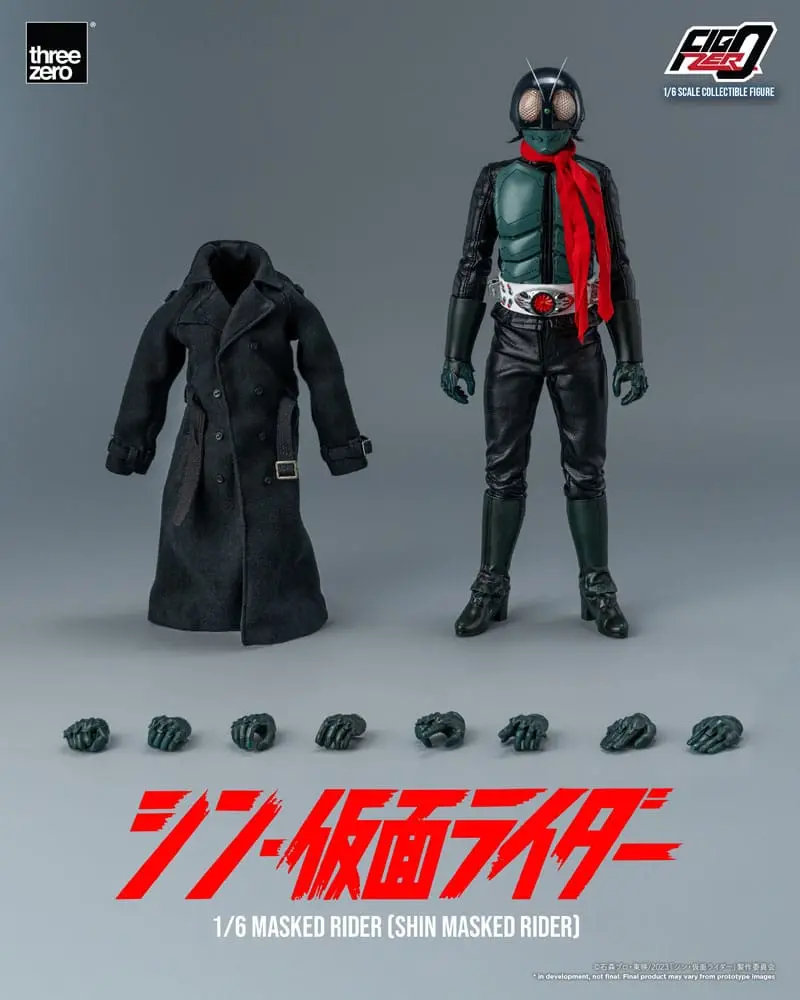 Kamen Rider FigZero 1/6 Shin Masked Rider akciófigura 30 cm termékfotó
