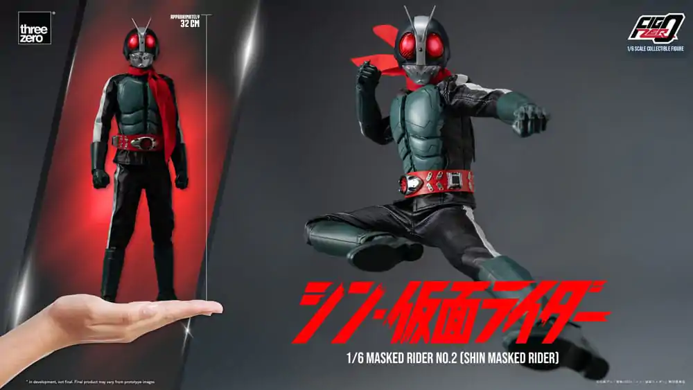 Kamen Rider FigZero 1/6 Shin Masked Rider No. 2 akciófigura 32 cm termékfotó