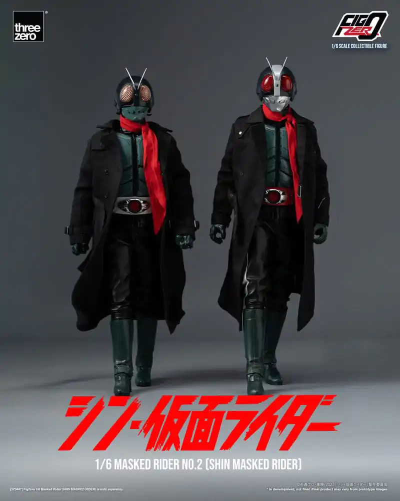 Kamen Rider FigZero 1/6 Shin Masked Rider No. 2 akciófigura 32 cm termékfotó