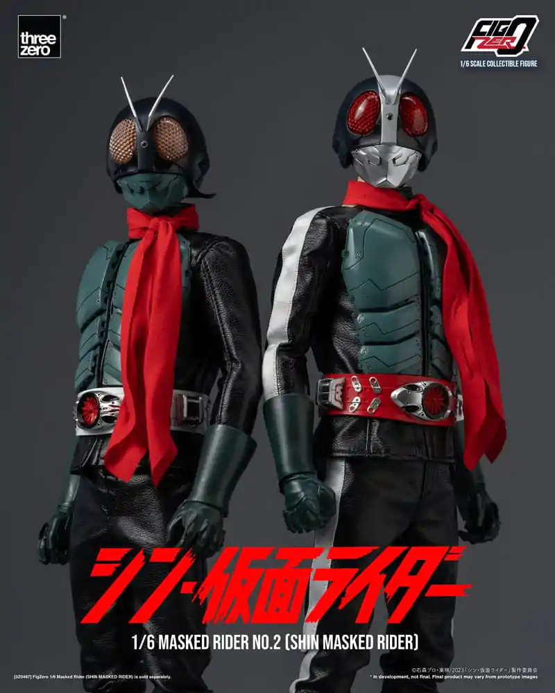 Kamen Rider FigZero 1/6 Shin Masked Rider No. 2 akciófigura 32 cm termékfotó
