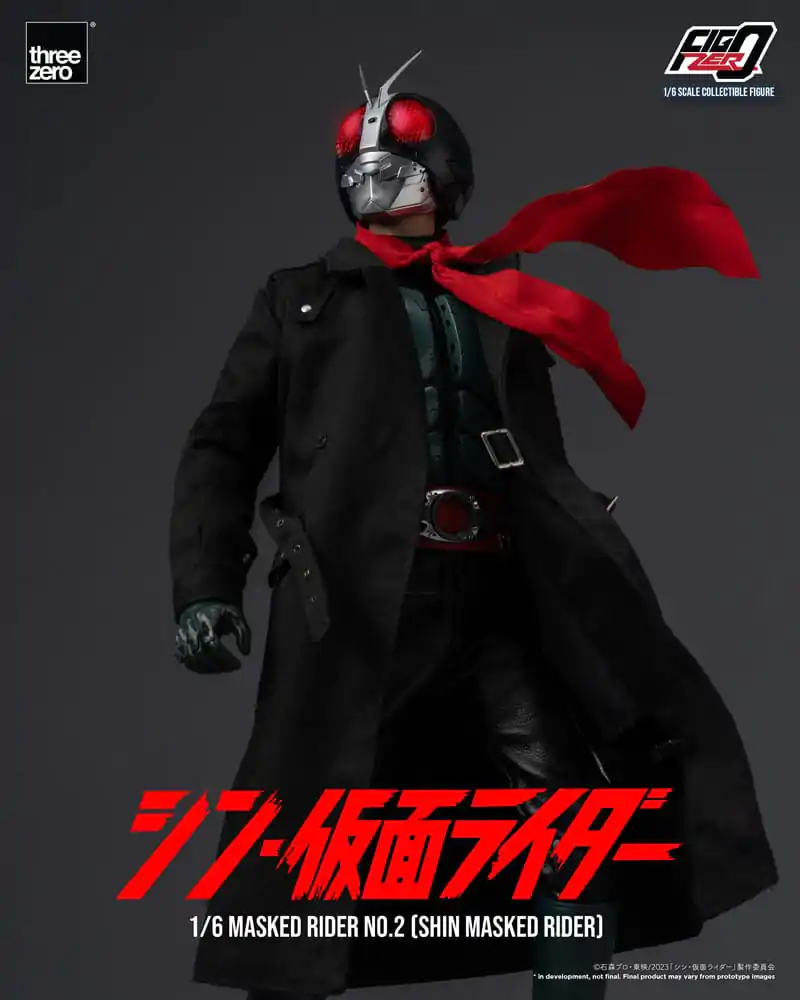 Kamen Rider FigZero 1/6 Shin Masked Rider No. 2 akciófigura 32 cm termékfotó