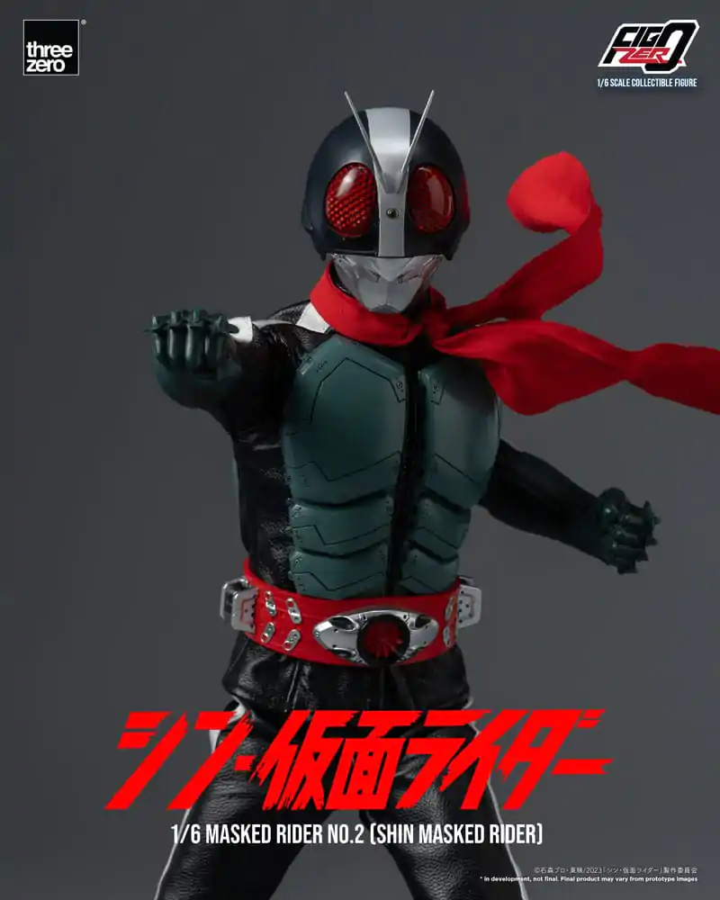 Kamen Rider FigZero 1/6 Shin Masked Rider No. 2 akciófigura 32 cm termékfotó