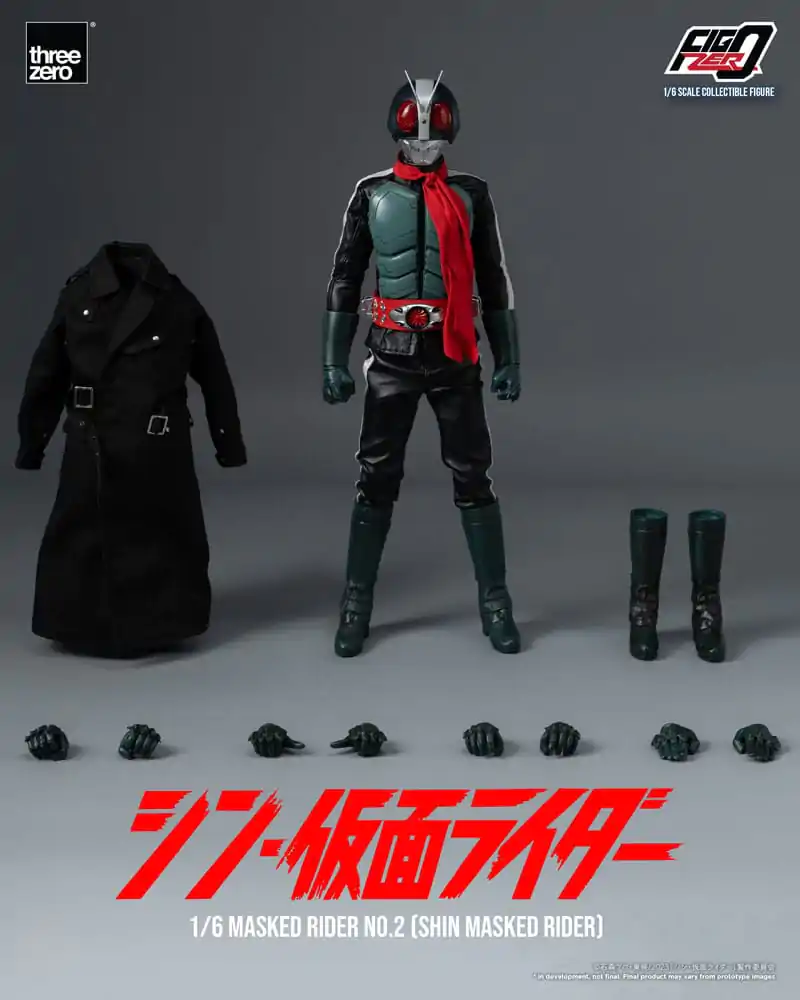 Kamen Rider FigZero 1/6 Shin Masked Rider No. 2 akciófigura 32 cm termékfotó