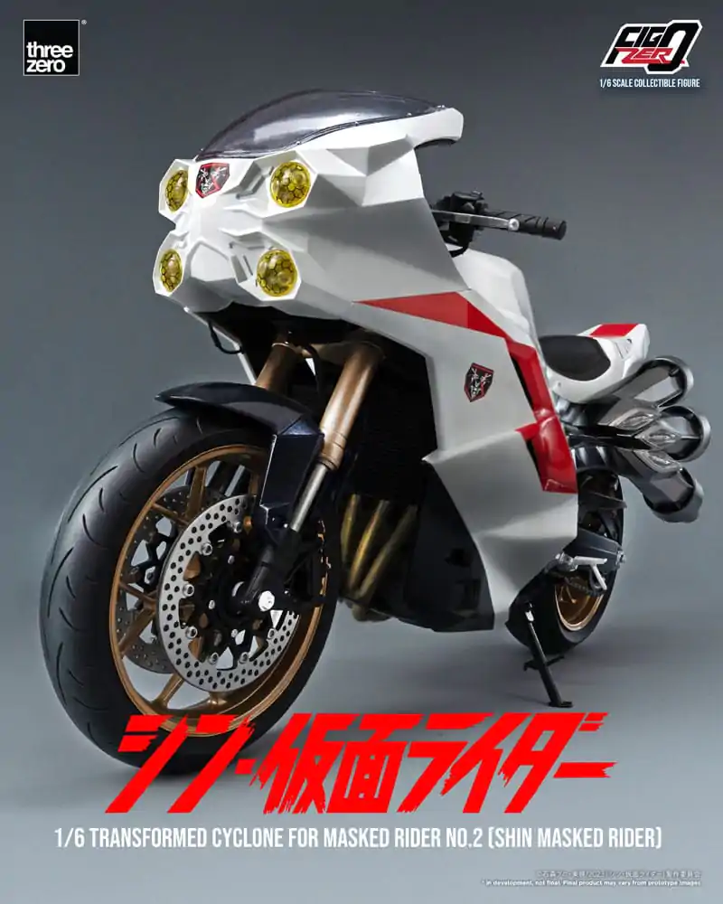 Kamen Rider FigZero 1/6 Transformed Cyclone for Shin Masked Rider No. 2 jármű 35 cm termékfotó