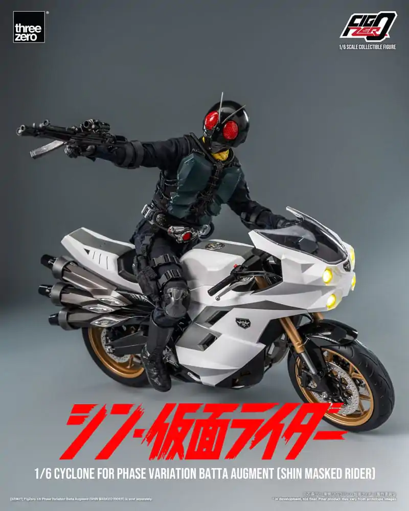 Kamen Rider FigZero Vehicle 1/6 Cyclone for Phase Variation Batta Augment (Shin Masked Rider) 35 cm termékfotó