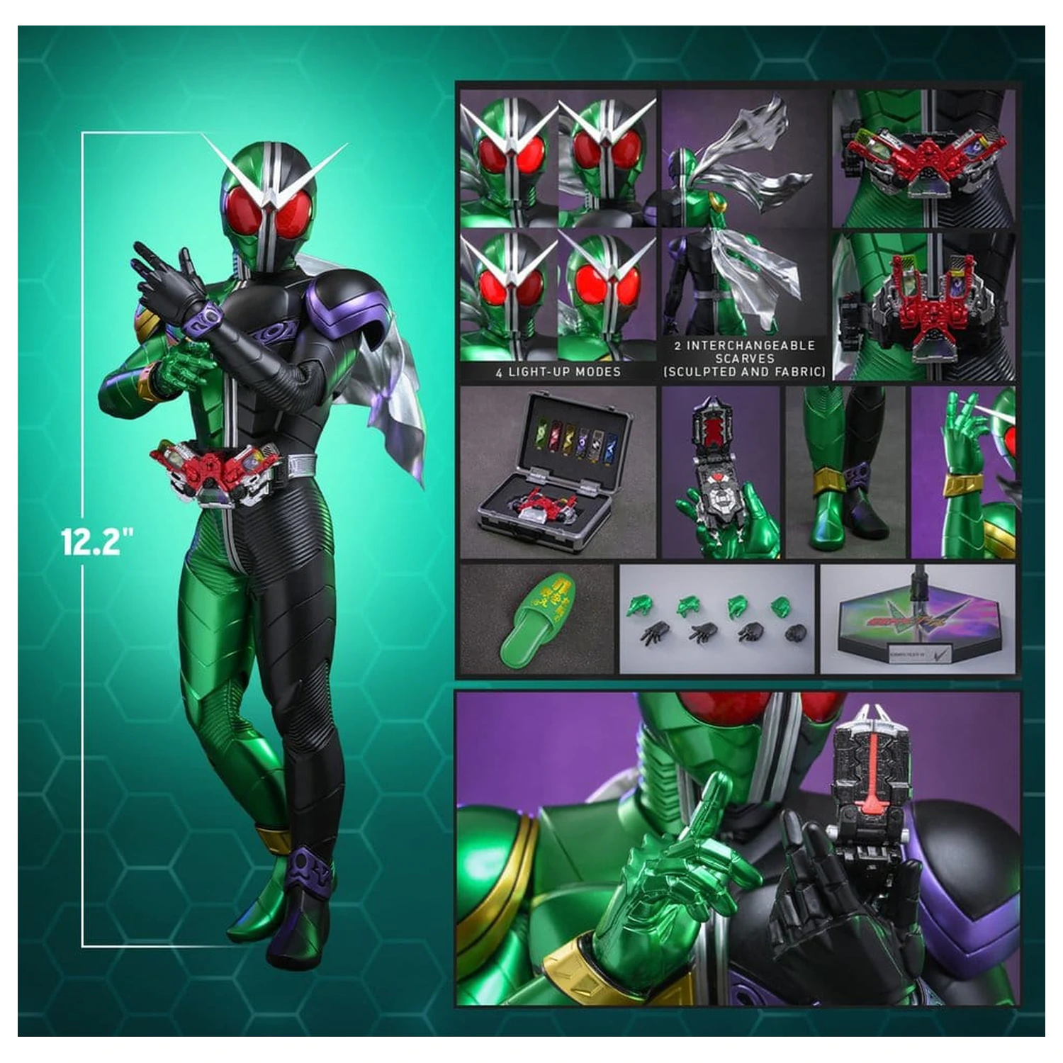 Kamen Rider Television Masterpiece Series akciófigura 1/6 Kamen Rider W 31 cm termékfotó