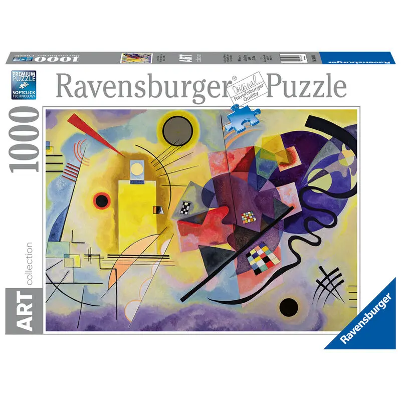 Kandinsky Wassily yellow red blue puzzle 1000db-os termékfotó