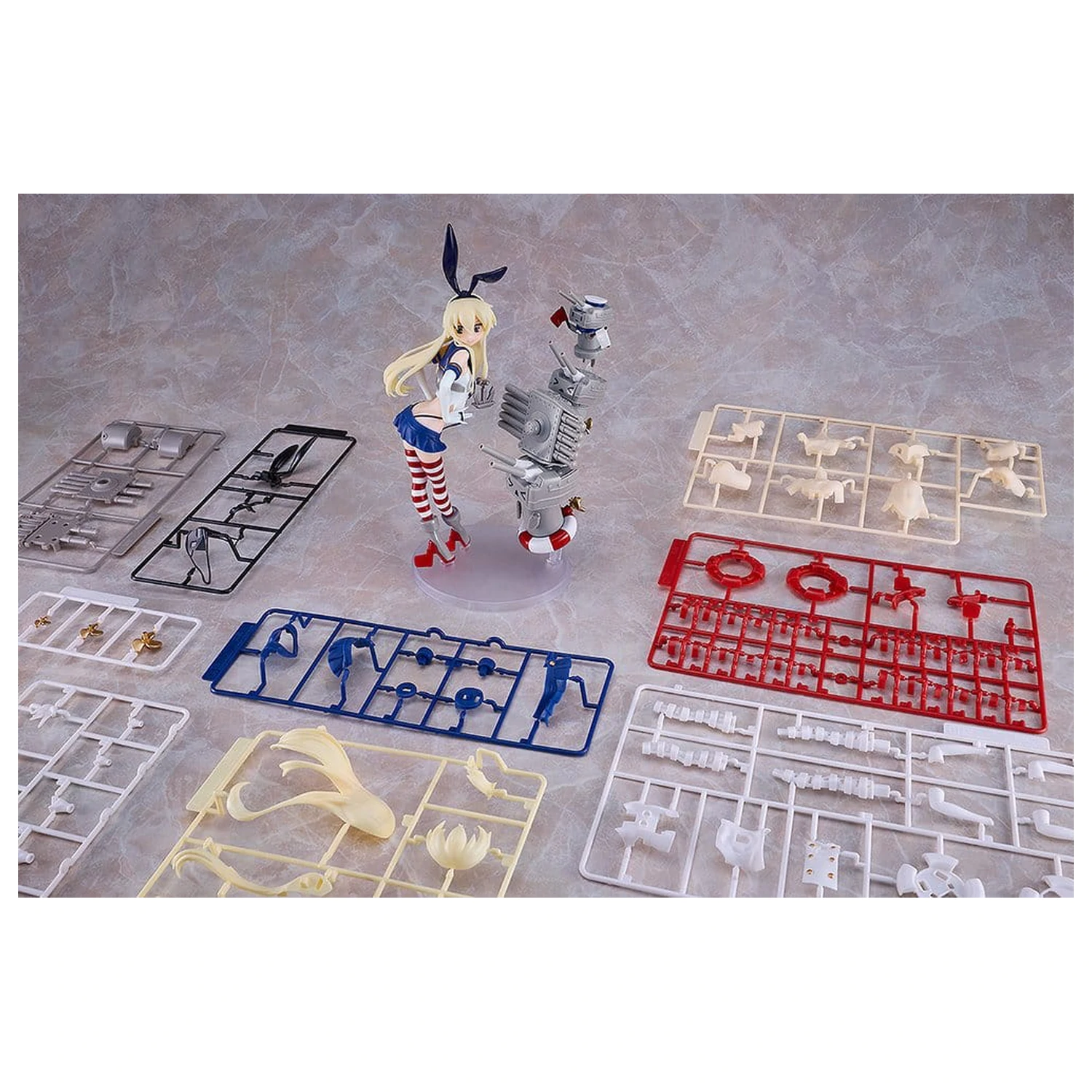 Kantai Collection -Kancolle- Reincarnation Shimakaze Műanyag modell készlet 25 cm termékfotó