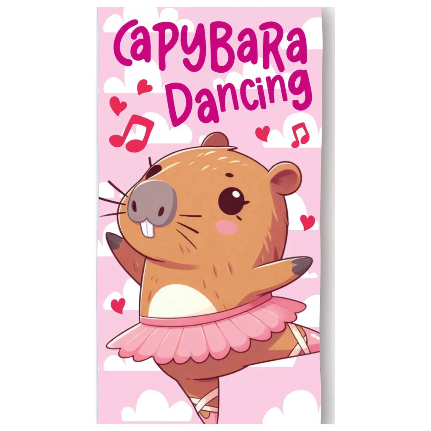 Kapibara Dancing törölköző 70x140cm termékfotó