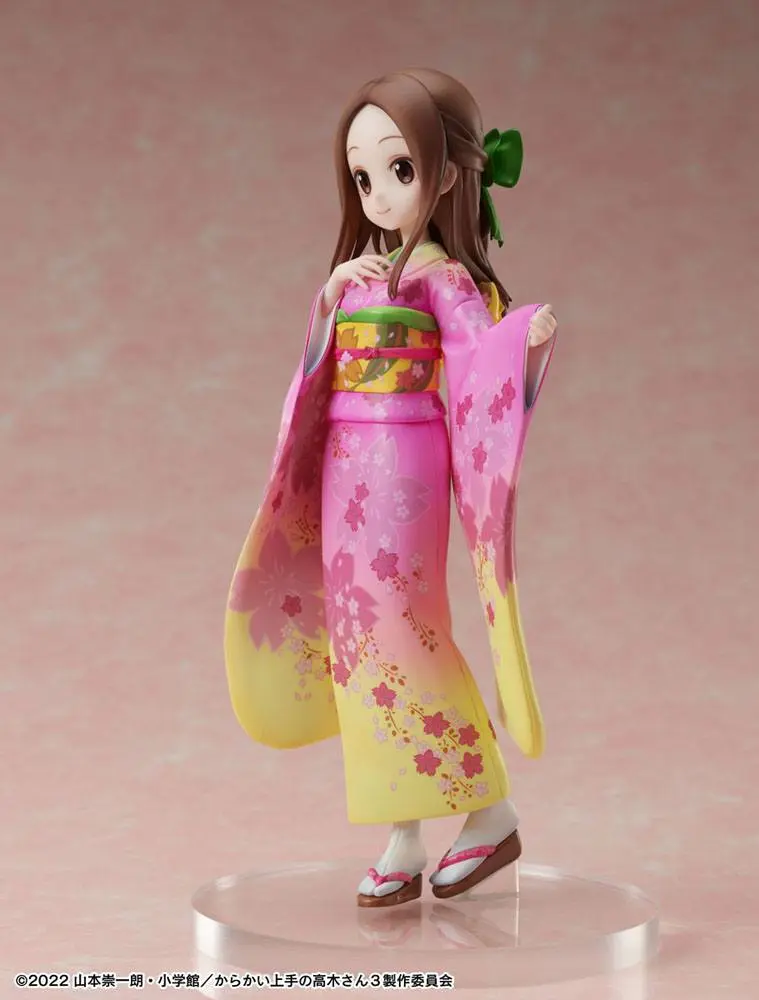 Karakai Jozu No Takagi-san 1/7 Takagi-san Sakura Kimono Ver. PVC szobor figura 22 cm termékfotó