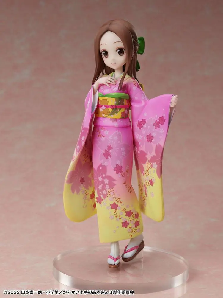 Karakai Jozu No Takagi-san 1/7 Takagi-san Sakura Kimono Ver. PVC szobor figura 22 cm termékfotó