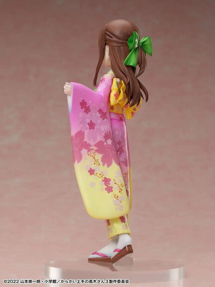 Karakai Jozu No Takagi-san 1/7 Takagi-san Sakura Kimono Ver. PVC szobor figura 22 cm termékfotó