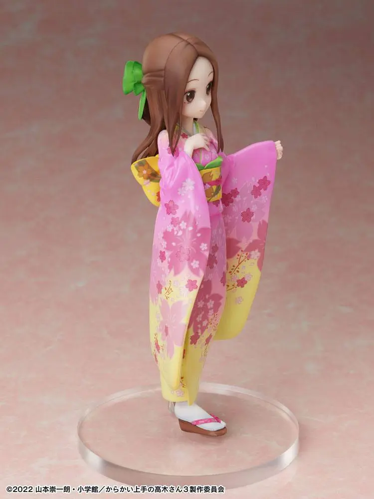 Karakai Jozu No Takagi-san 1/7 Takagi-san Sakura Kimono Ver. PVC szobor figura 22 cm termékfotó