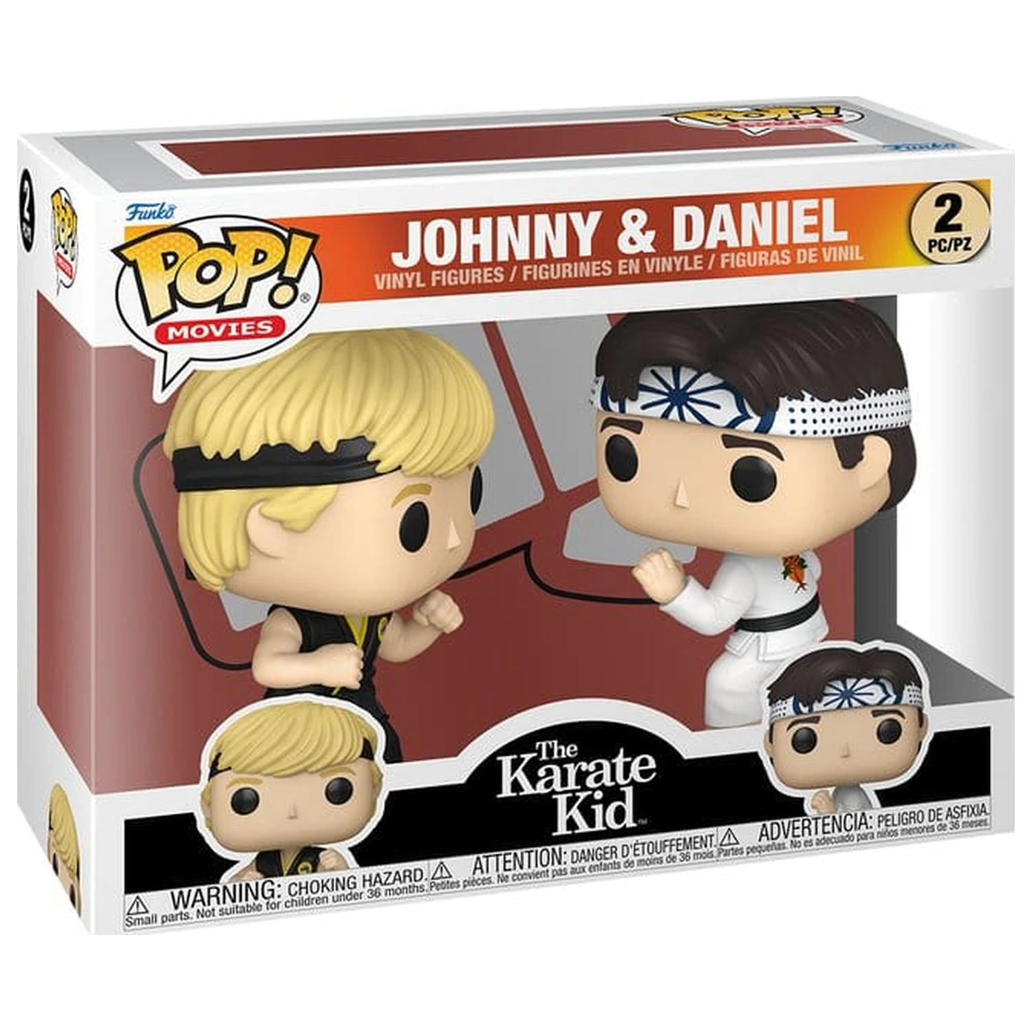Karate Kid Funko POP! Movies 2 db-os figura csomag Johnny & Daniel 9 cm termékfotó