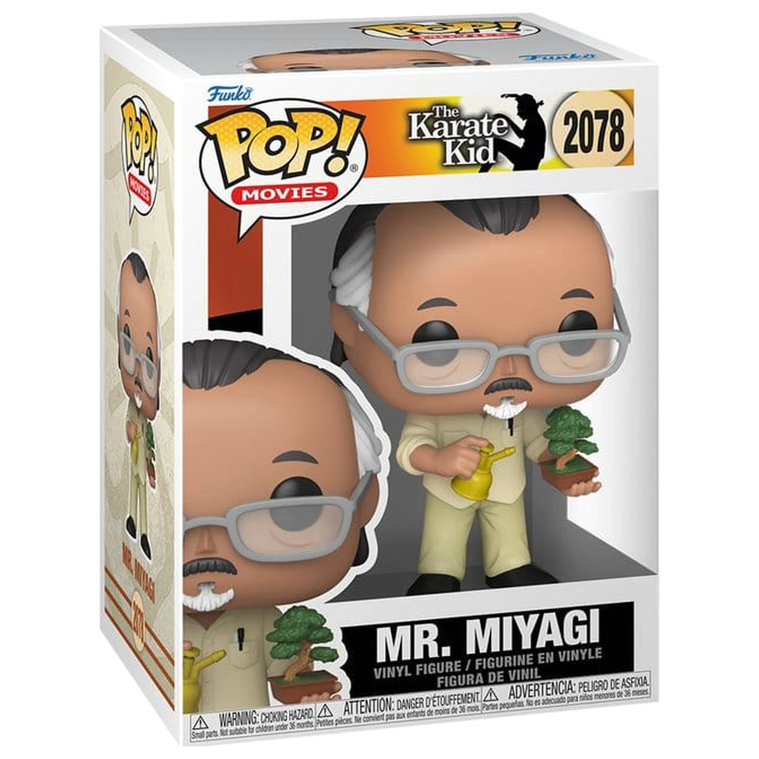 Karate Kid Funko POP! Movies Vinyl figura Mr. Miyagi w/BT 9 cm termékfotó