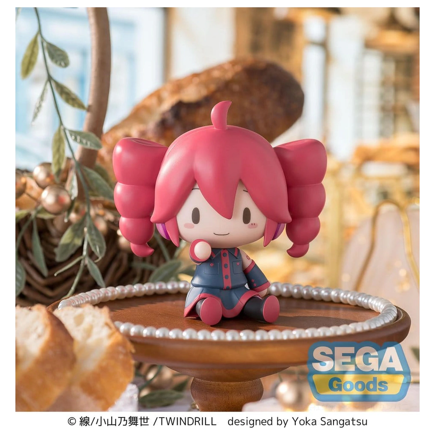 Kasane Teto fuwa petit Mini figura Kasane Teto 8 cm termékfotó