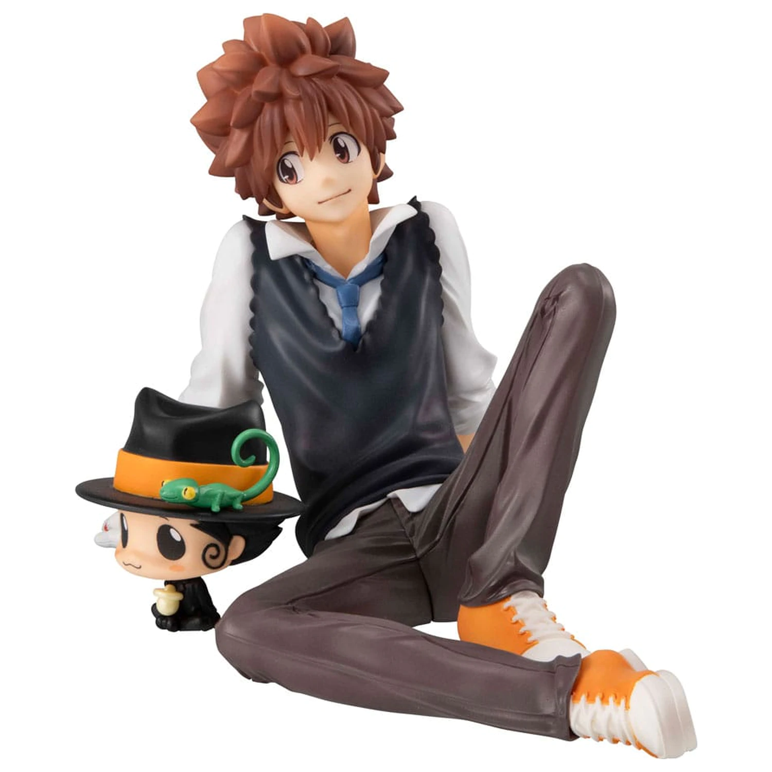 Katekyo Hitman Reborn! G.E.M. Series Tsuna & Reborn Palm Size PVC szobor figura 9 cm        termékfotó
