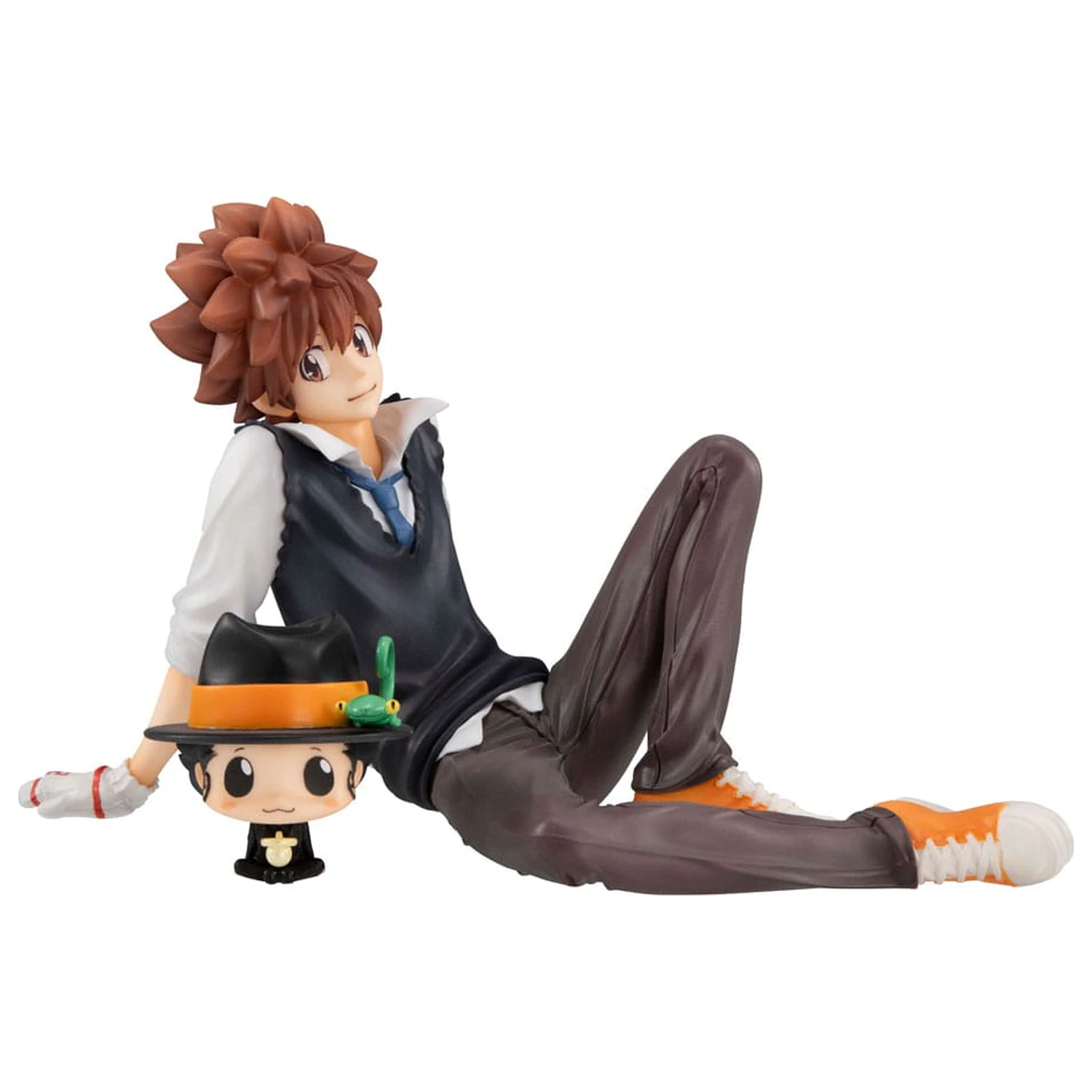 Katekyo Hitman Reborn! G.E.M. Series Tsuna & Reborn Palm Size PVC szobor figura 9 cm        termékfotó