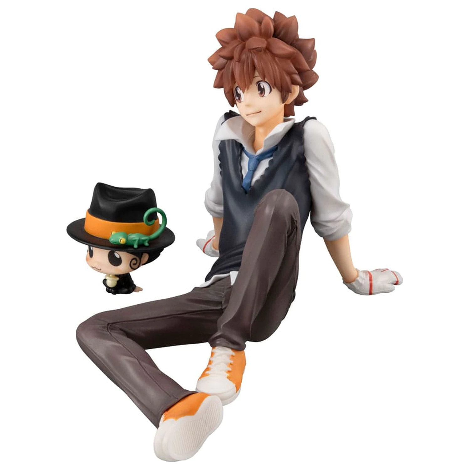 Katekyo Hitman Reborn! G.E.M. Series Tsuna & Reborn Palm Size PVC szobor figura 9 cm        termékfotó