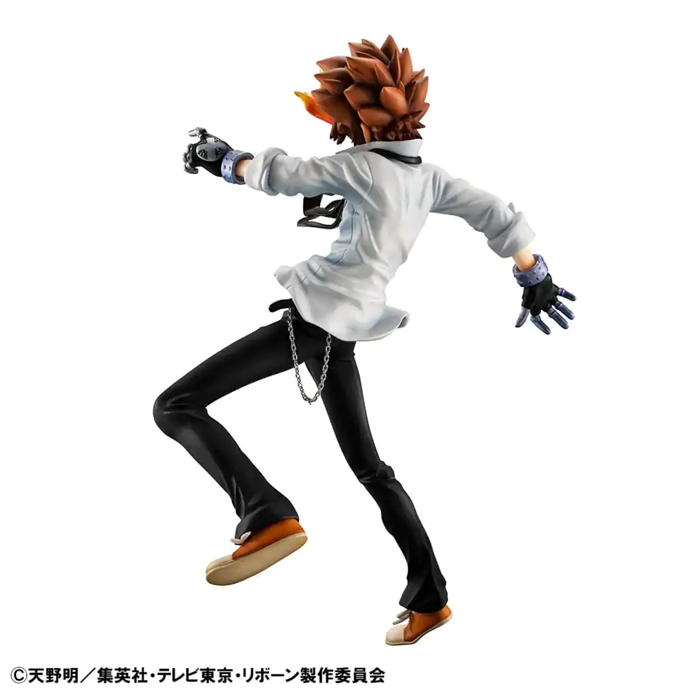 Katekyo Hitman Reborn! G.E.M. Series Tsunayoshi Sawada &amp; Kyoya Hibari &amp; Reborn Set PVC szobor figura 21 cm termékfotó