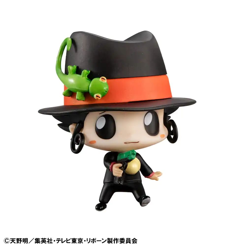 Katekyo Hitman Reborn! G.E.M. Series Tsunayoshi Sawada &amp; Kyoya Hibari &amp; Reborn Set PVC szobor figura 21 cm termékfotó