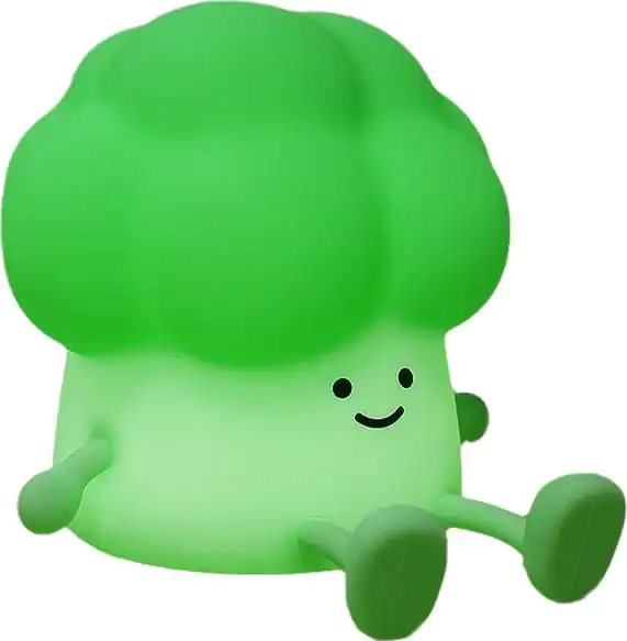 Kawaii 3D Broccoli éjszakai lámpa  termékfotó