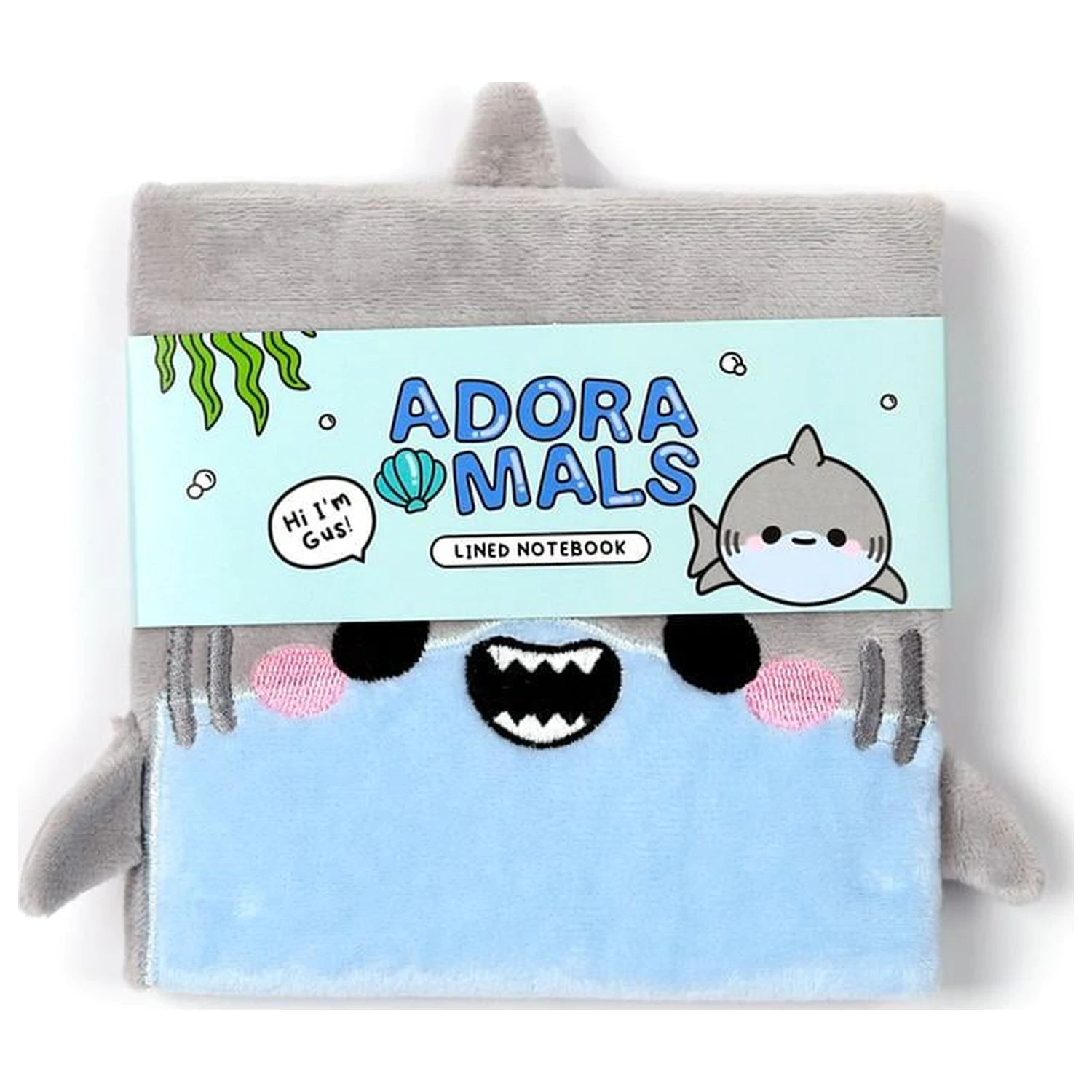 Kawaii Adoramals Shark Fluffy jegyzetfüzet termékfotó