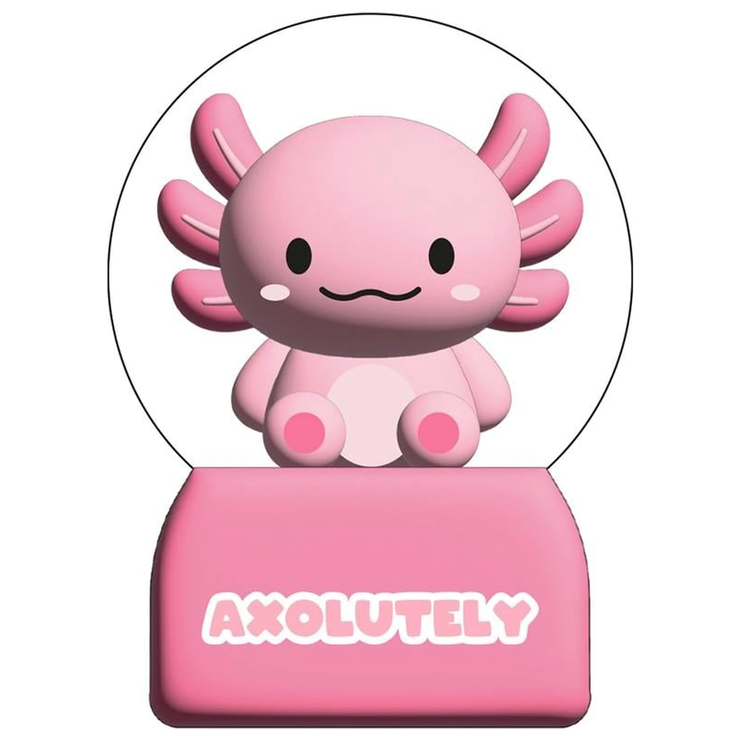 KAWAII Axolotly hógömb termékfotó