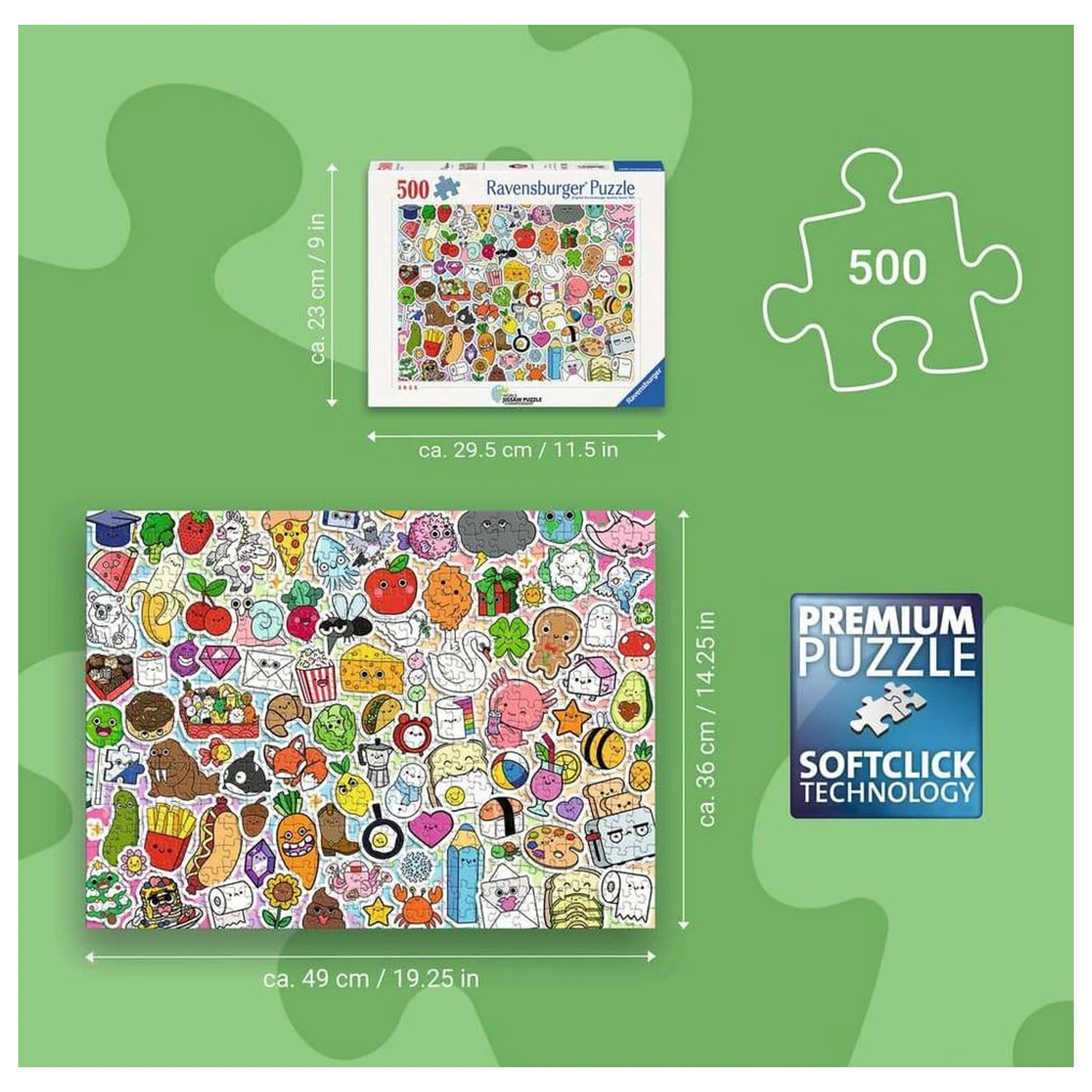 Kawaii Cute Kawaii Chaos puzzle (500 darab) termékfotó