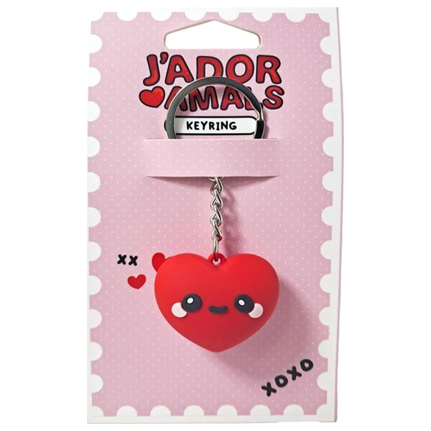 KAWAII Heart PVC 3D kulcstartó termékfotó