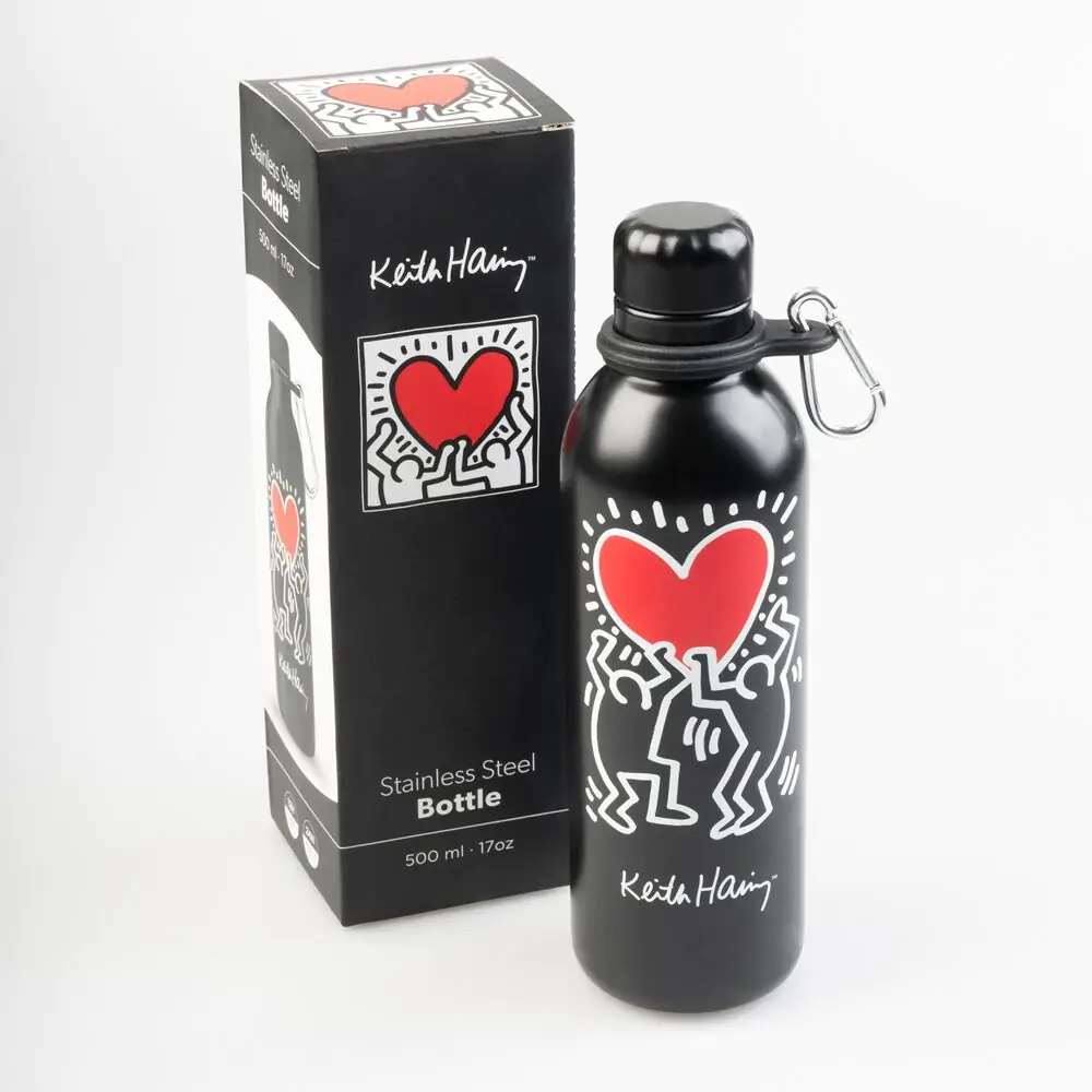 Keith Haring rozsdamentes acél palack kulacs 500ml termékfotó