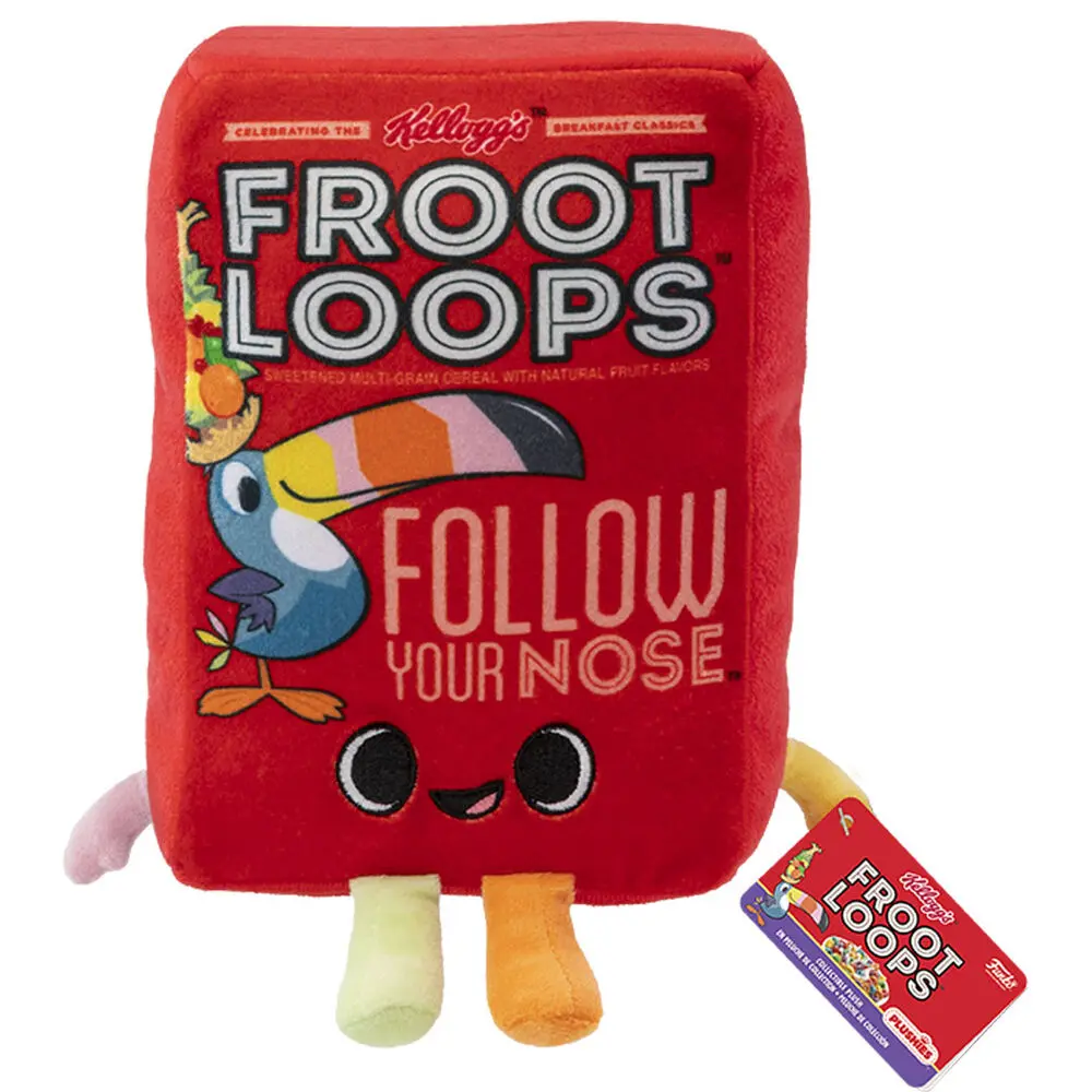 Kelloggs Froot Loops Cereal Box plüss 17,5cm termékfotó
