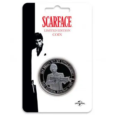 Scarface érme limitált kiadás érme termékfotó