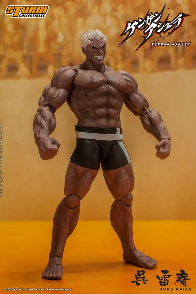 Kengan Ashura 1/12 Kure Raian akciófigura 18 cm termékfotó