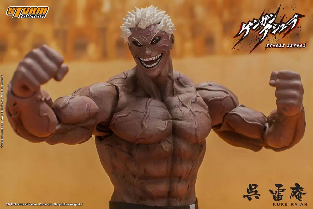 Kengan Ashura 1/12 Kure Raian akciófigura 18 cm termékfotó