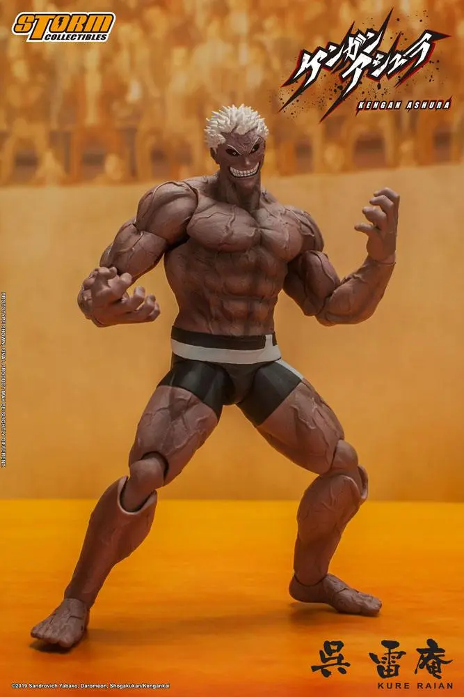 Kengan Ashura 1/12 Kure Raian akciófigura 18 cm termékfotó