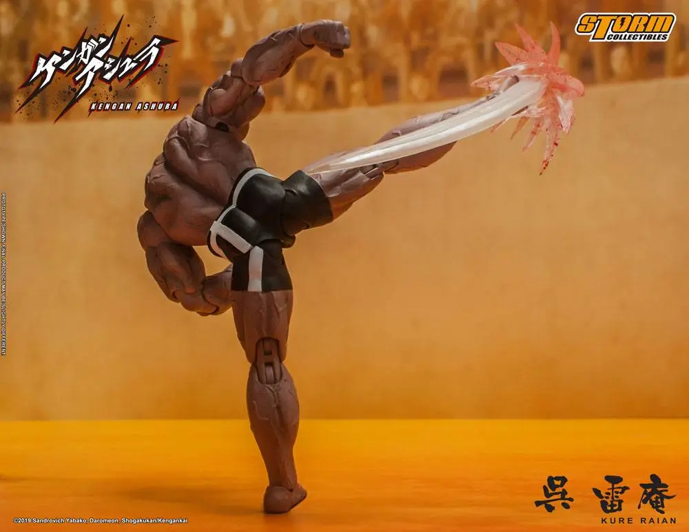 Kengan Ashura 1/12 Kure Raian akciófigura 18 cm termékfotó