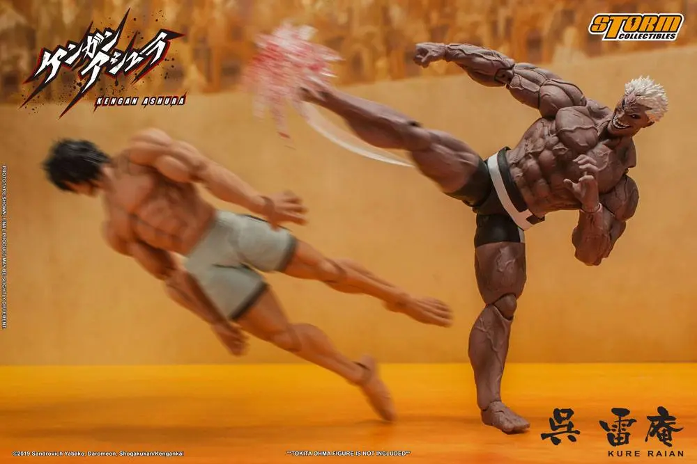 Kengan Ashura 1/12 Kure Raian akciófigura 18 cm termékfotó