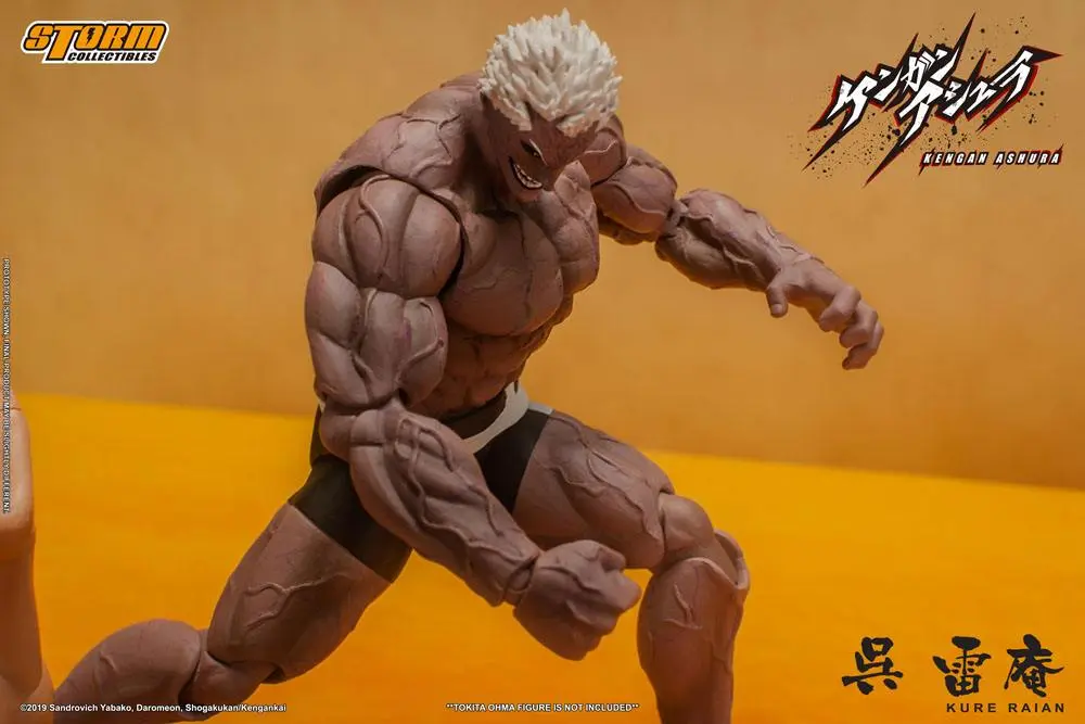 Kengan Ashura 1/12 Kure Raian akciófigura 18 cm termékfotó