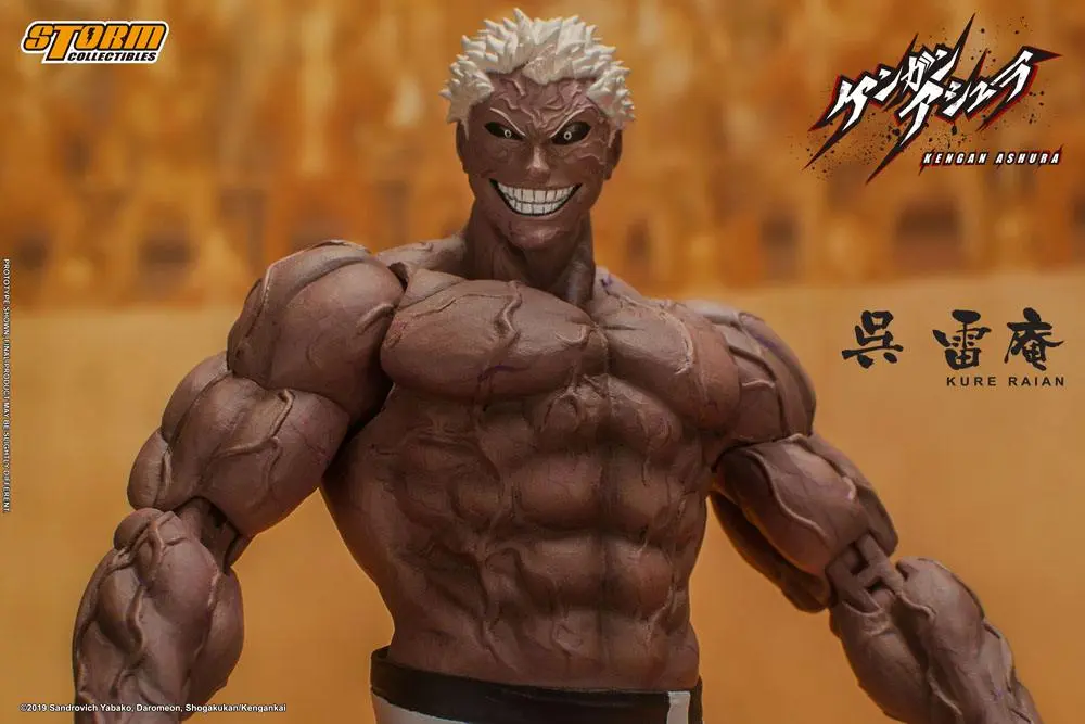 Kengan Ashura 1/12 Kure Raian akciófigura 18 cm termékfotó